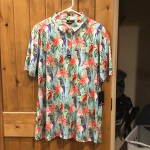 Men’s Bad Birdie Golf Polo New NWT Size Large L TM
